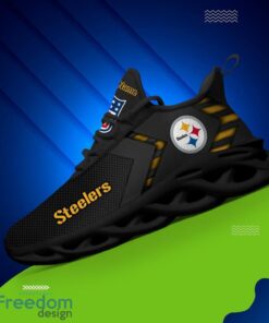 Pittsburgh Steelers NFL Max Soul Shoes Sneakers For Men And Women Personalized Name Product Photo 2