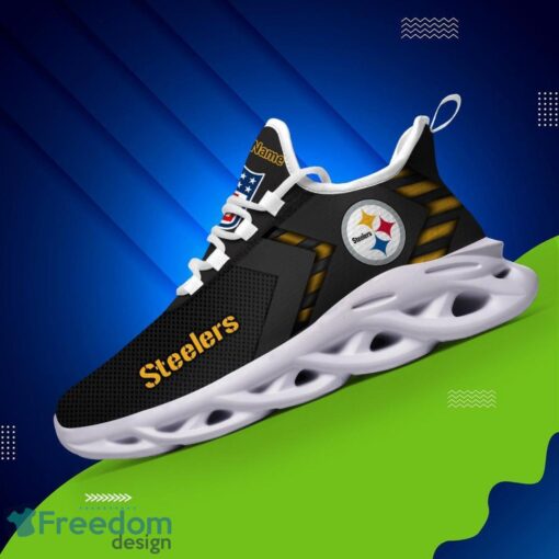 Pittsburgh Steelers NFL Max Soul Shoes Sneakers For Men And Women Personalized Name Product Photo 3