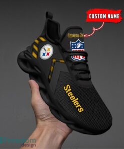 Pittsburgh Steelers NFL Max Soul Shoes Sneakers For Men And Women Personalized Name Product Photo 1