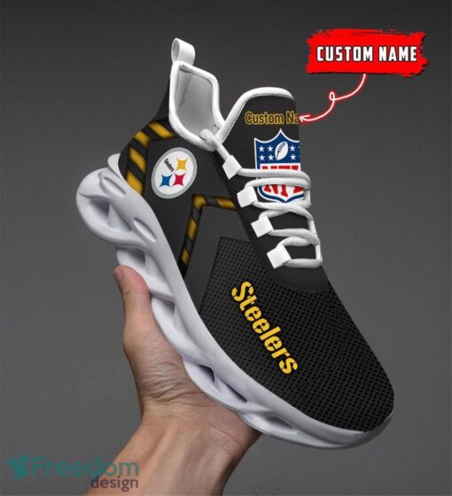 Pittsburgh Steelers NFL Max Soul Shoes Sneakers For Men And Women Personalized Name Product Photo 4