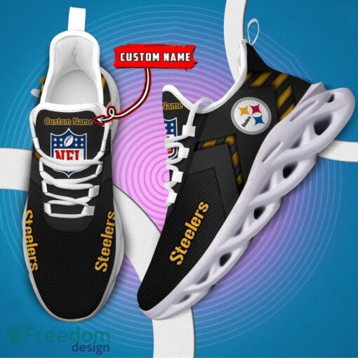 Pittsburgh Steelers NFL Max Soul Shoes Sneakers For Men And Women Personalized Name Product Photo 6