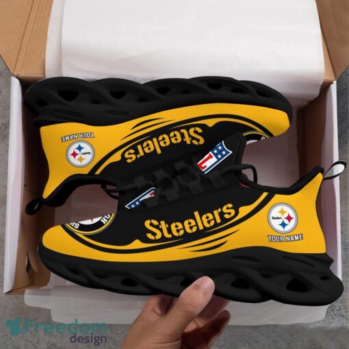 Pittsburgh Steelers NFL Max Soul Shoes Sneakers Running Shoes Personalized NFL Team Shoes Product Photo 3