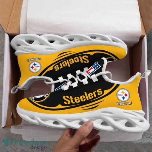 Pittsburgh Steelers NFL Max Soul Shoes Sneakers Running Shoes Personalized NFL Team Shoes Product Photo 4