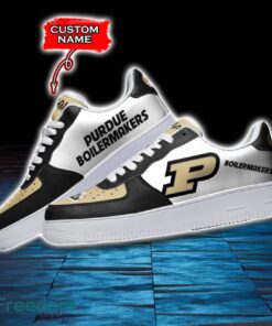 Purdue Boilermakers NCAA AF1 Personalized Name Sneakers Air Force Shoes For Fans Product Photo 3