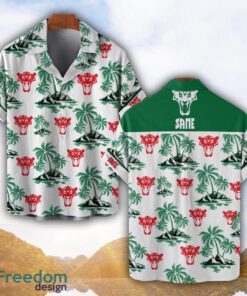 Same Green Coconut Pattern Combo 3D Hawaiian Shirt And Shorts