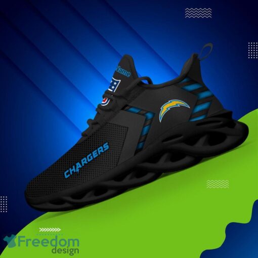 San Diego Chargers NFL Max Soul Shoes Sneakers For Men And Women Personalized Name Product Photo 2