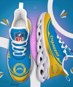 San Diego Chargers NFL Max Soul Shoes Sneakers Running Shoes Personalized NFL Team Shoes Product Photo 2