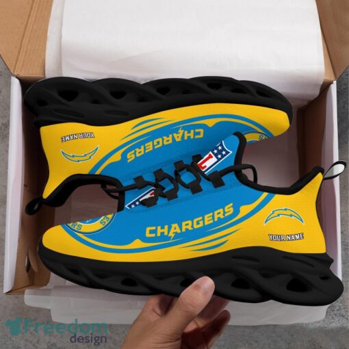 San Diego Chargers NFL Max Soul Shoes Sneakers Running Shoes Personalized NFL Team Shoes Product Photo 3