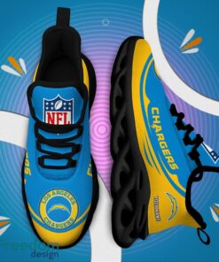 San Diego Chargers NFL Max Soul Shoes Sneakers Running Shoes Personalized NFL Team Shoes Product Photo 1