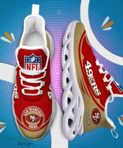 San Francisco 49ers NFL Max Soul Shoes Sneakers Running Shoes Personalized NFL Team Shoes Product Photo 2