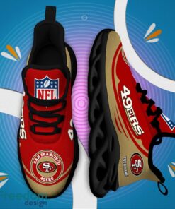 San Francisco 49ers NFL Max Soul Shoes Sneakers Running Shoes Personalized NFL Team Shoes