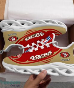 San Francisco 49ers NFL Max Soul Shoes Sneakers Running Shoes Personalized NFL Team Shoes Product Photo 4