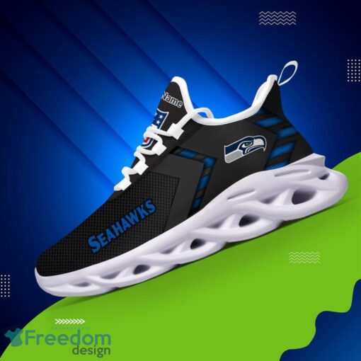 Seattle seahawks NFL Max Soul Shoes Sneakers For Men And Women Personalized Name Product Photo 3