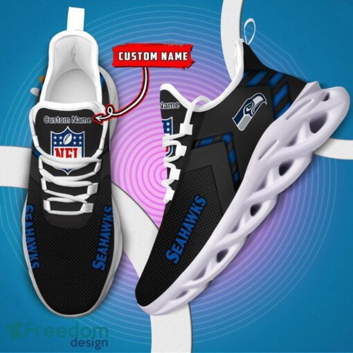 Seattle seahawks NFL Max Soul Shoes Sneakers For Men And Women Personalized Name Product Photo 6