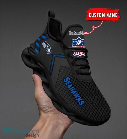 Seattle seahawks NFL Max Soul Shoes Sneakers For Men And Women Personalized Name Product Photo 1