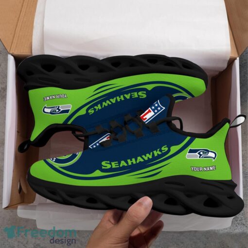 Seattle seahawks NFL Max Soul Shoes Sneakers Running Shoes Personalized NFL Team Shoes Product Photo 3