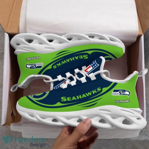 Seattle seahawks NFL Max Soul Shoes Sneakers Running Shoes Personalized NFL Team Shoes Product Photo 4