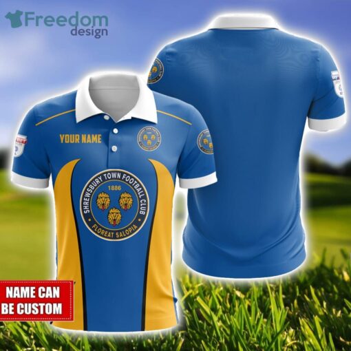 Shrewsbury Town Polo Shirt Golf Lover Gift Ideas Custom Name Gift Product Photo 1