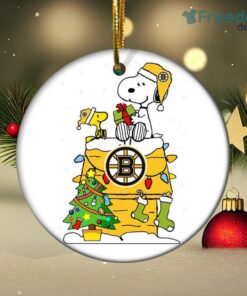 Snoopy Boston Bruins NFL Weihnachten Christmas Ornament