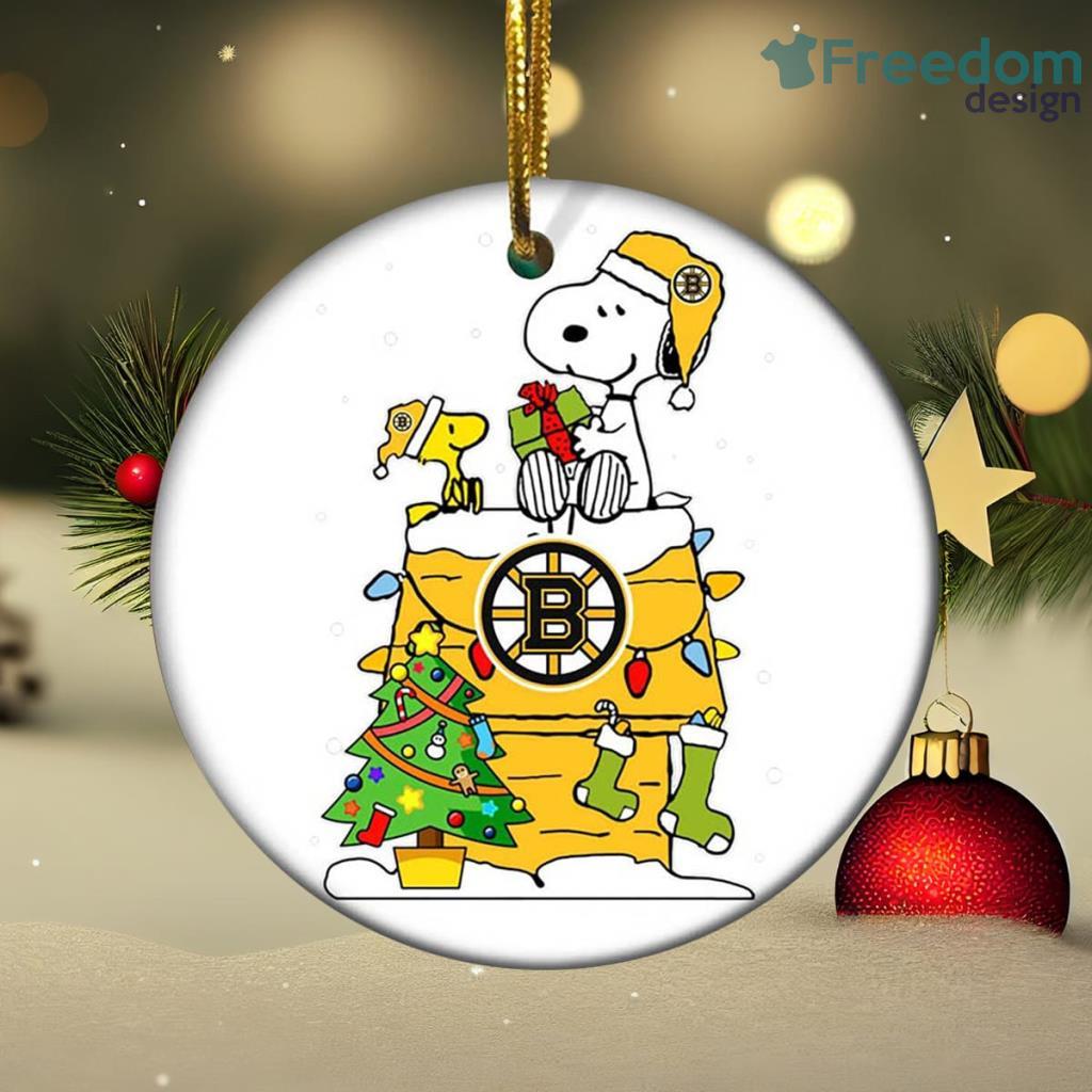 Snoopy Boston Bruins NFL Weihnachten Christmas Ornament image Snoopy Boston Bruins NFL Weihnachten Christmas Ornament Product Photo 1