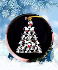 Snoopy Christmas Tree Merry Christmas Ornament