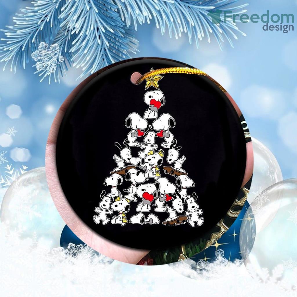Snoopy Christmas Tree Merry Christmas Ornament image Snoopy Christmas Tree Merry Christmas Ornament Product Photo 1