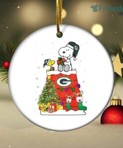 Snoopy Green Bay Packers NFL Christmas Christmas Ornament