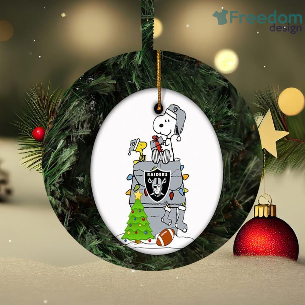 Snoopy Las Vegas Raiders NFL Weihnachten Christmas Ornament image Snoopy Las Vegas Raiders NFL Weihnachten Christmas Ornament Product Photo 1