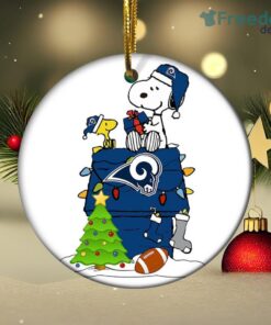 Snoopy Los Angeles Rams NFL Weihnachten Christmas Ornament