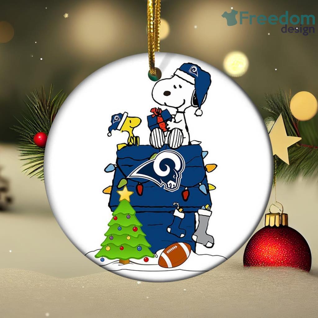 Snoopy Los Angeles Rams NFL Weihnachten Christmas Ornament image Snoopy Los Angeles Rams NFL Weihnachten Christmas Ornament Product Photo 1