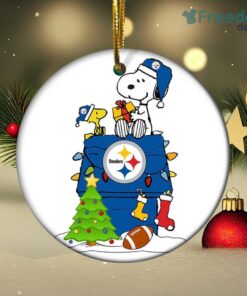 Snoopy Pittsburgh Steelers NFL Weihnachten Christmas Ornament