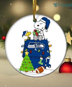 Snoopy Seattle Seahawks NFL Weihnachten Christmas Ornament