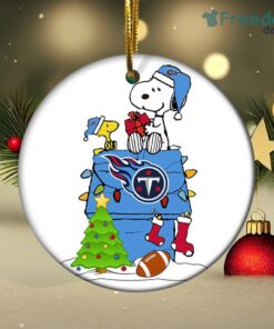 Snoopy Tennesee Titans NFL Weihnachten Christmas Ornament