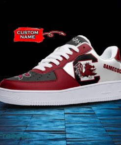 South Carolina Gamecocks NCAA AF1 Personalized Name Sneakers Air Force Shoes For Fans Product Photo 2