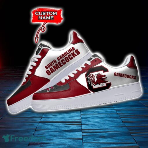 South Carolina Gamecocks NCAA AF1 Personalized Name Sneakers Air Force Shoes For Fans Product Photo 3