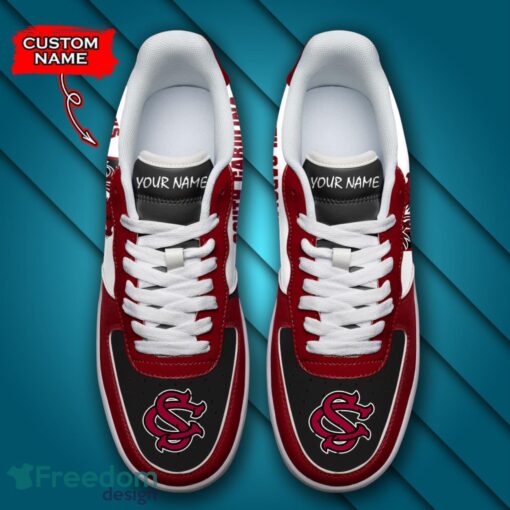 South Carolina Gamecocks NCAA AF1 Personalized Name Sneakers Air Force Shoes For Fans Product Photo 4