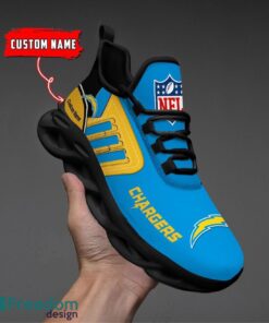 Spoort Gift San Diego Chargers NFL Team Max Soul Shoes Sports Sneakers Running Custom Name Product Photo 4