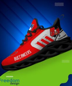 Spoort Gift Tampa Bay Buccaneers NFL Team Max Soul Shoes Sports Sneakers Running Custom Name Product Photo 2