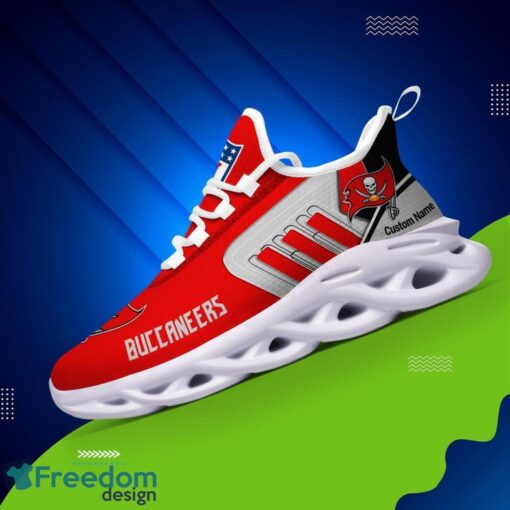 Spoort Gift Tampa Bay Buccaneers NFL Team Max Soul Shoes Sports Sneakers Running Custom Name Product Photo 3