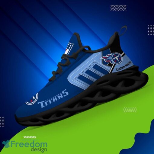 Spoort Gift Tennessee Titans NFL Team Max Soul Shoes Sports Sneakers Running Custom Name Product Photo 2