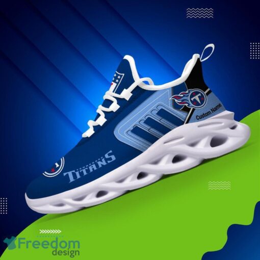 Spoort Gift Tennessee Titans NFL Team Max Soul Shoes Sports Sneakers Running Custom Name Product Photo 3