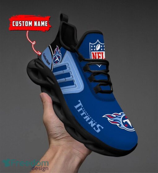 Spoort Gift Tennessee Titans NFL Team Max Soul Shoes Sports Sneakers Running Custom Name Product Photo 4