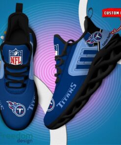 Spoort Gift Tennessee Titans NFL Team Max Soul Shoes Sports Sneakers Running Custom Name Product Photo 5