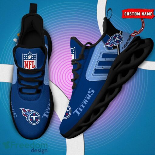 Spoort Gift Tennessee Titans NFL Team Max Soul Shoes Sports Sneakers Running Custom Name Product Photo 5