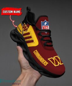 Spoort Gift Washington Commanders NFL Team Max Soul Shoes Sports Sneakers Running Custom Name Product Photo 4