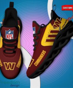 Spoort Gift Washington Commanders NFL Team Max Soul Shoes Sports Sneakers Running Custom Name Product Photo 5