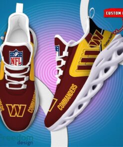 Spoort Gift Washington Commanders NFL Team Max Soul Shoes Sports Sneakers Running Custom Name Product Photo 6