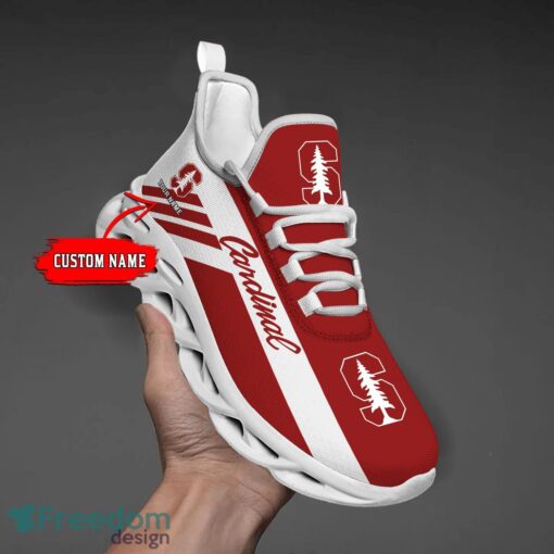 Stanford Cardinal Custom Name Personalize Max Soul Shoes Sport Sneakers Sport Gift Ideas Product Photo 1