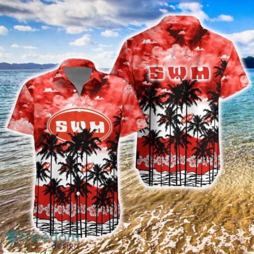 SWM AOP Hawaiian Shirt Car Tree Vintage Gift For Fans - SWM AOP Hawaiian Shirt Car Tree Vintage Gift For Fans