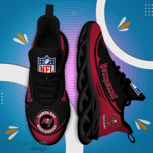 Tampa Bay Buccaneers NFL Max Soul Shoes Sneakers Running Shoes Personalized NFL Team Shoes Product Photo 1